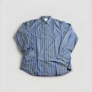Vtg Agnes B Shirt Mens 40 Stripe Button Up Homme Paris 90s Made in France NOS